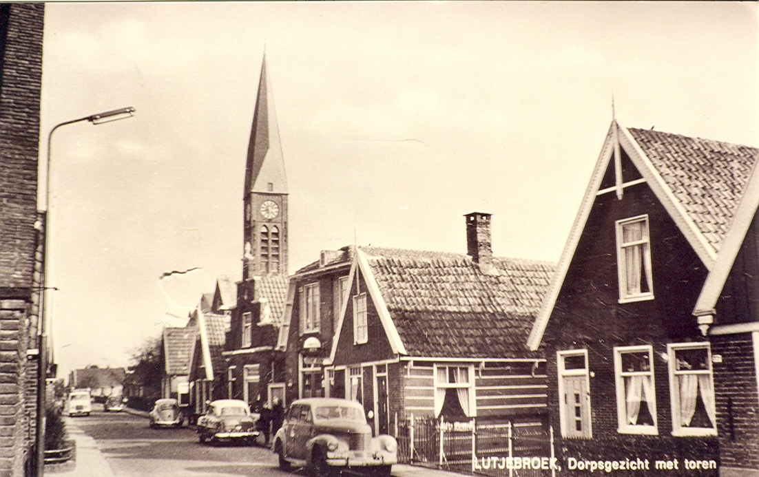 Lutjebroek, dorpsgezicht vóór St. Nicolaas